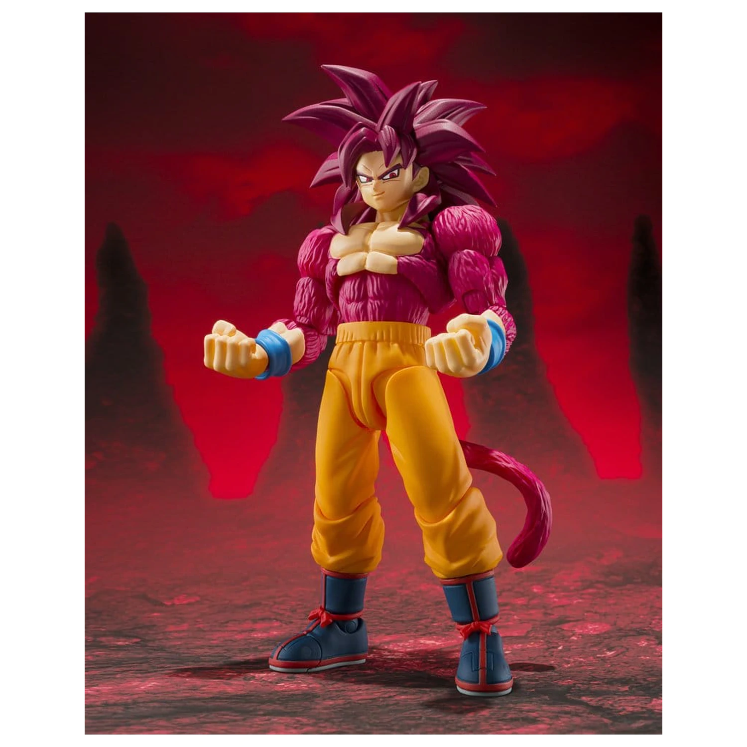 Dragon Ball S.H. Figuarts akciófigura Super Saiyan 4 Son Goku -Daima- 15 cm termékfotó