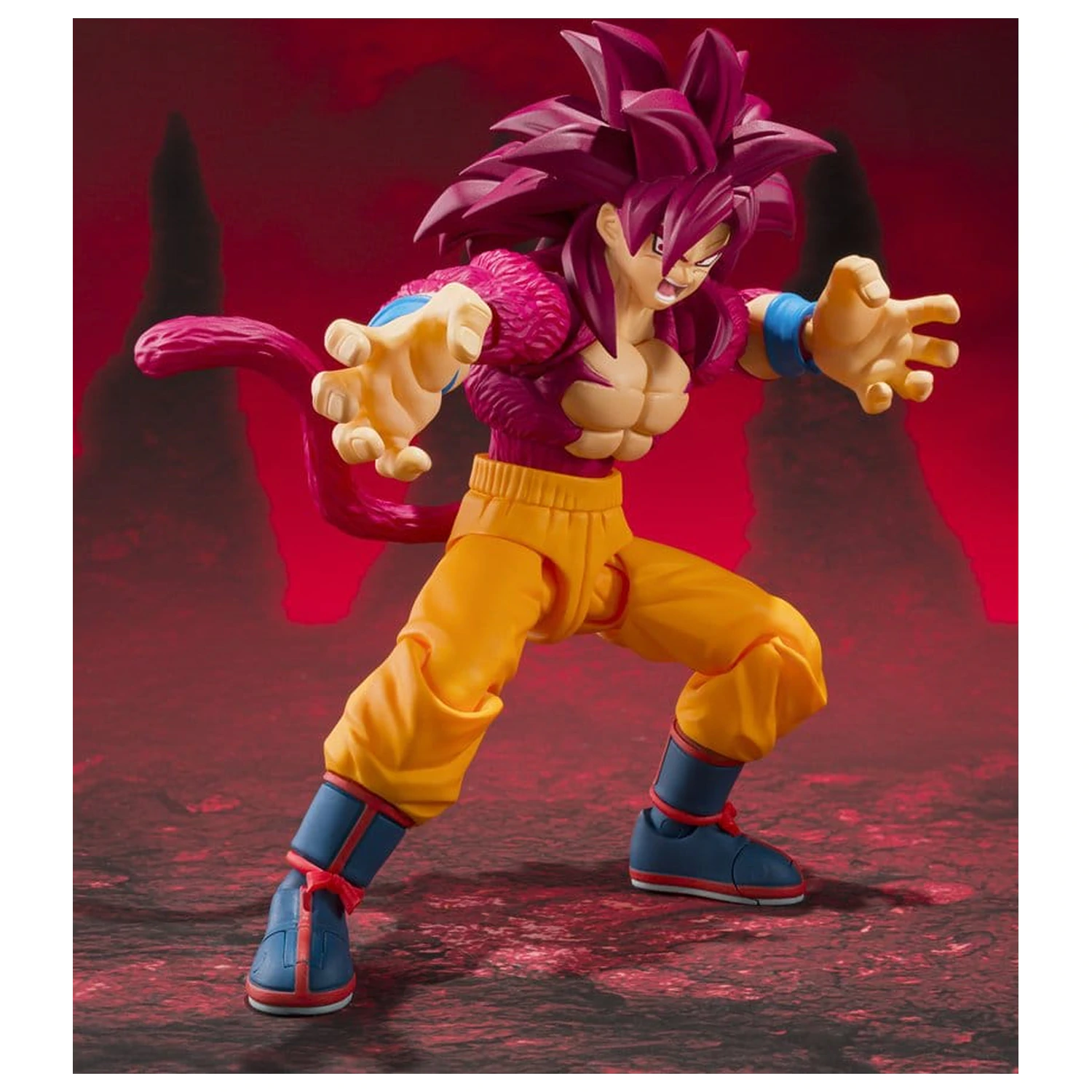 Dragon Ball S.H. Figuarts akciófigura Super Saiyan 4 Son Goku -Daima- 15 cm termékfotó