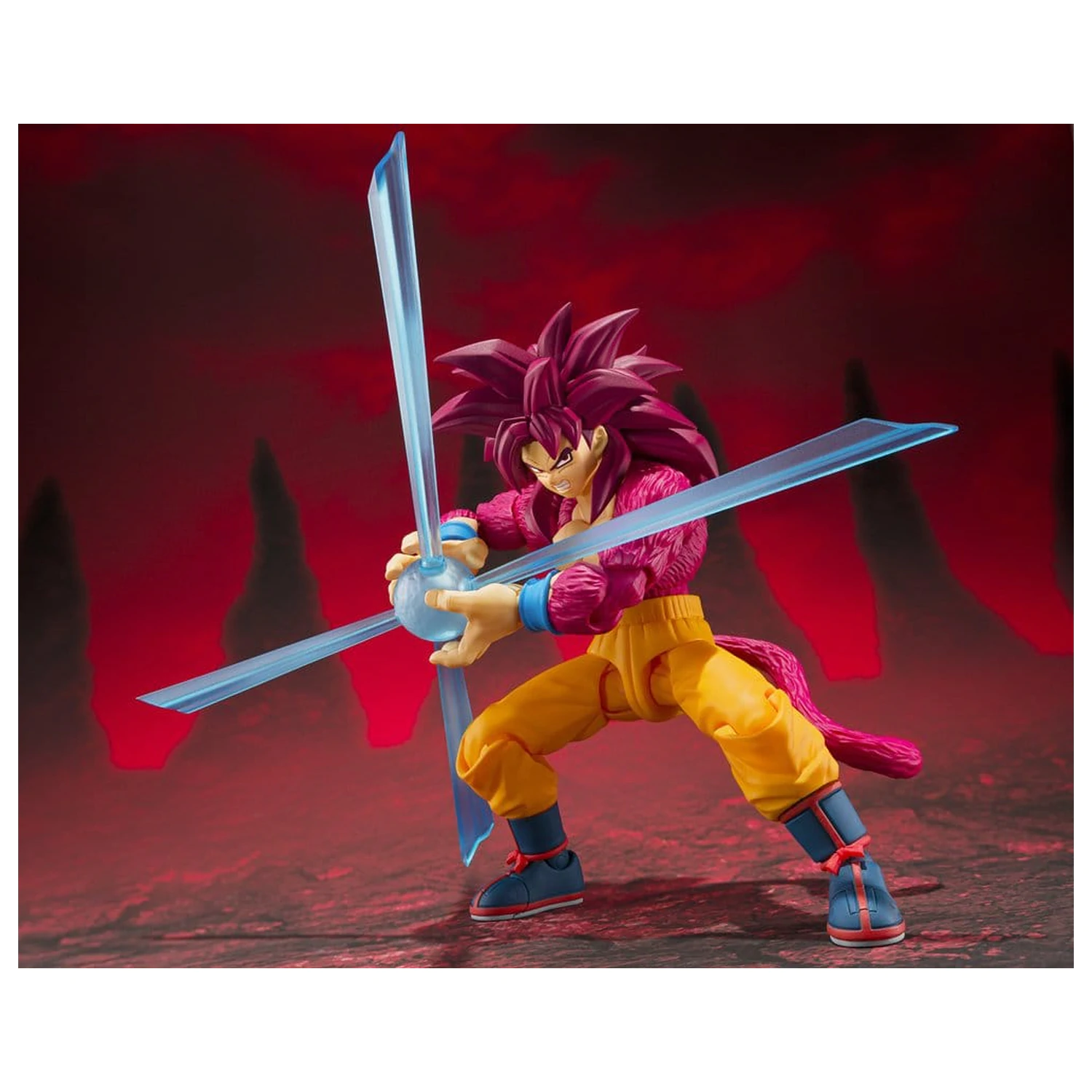 Dragon Ball S.H. Figuarts akciófigura Super Saiyan 4 Son Goku -Daima- 15 cm termékfotó