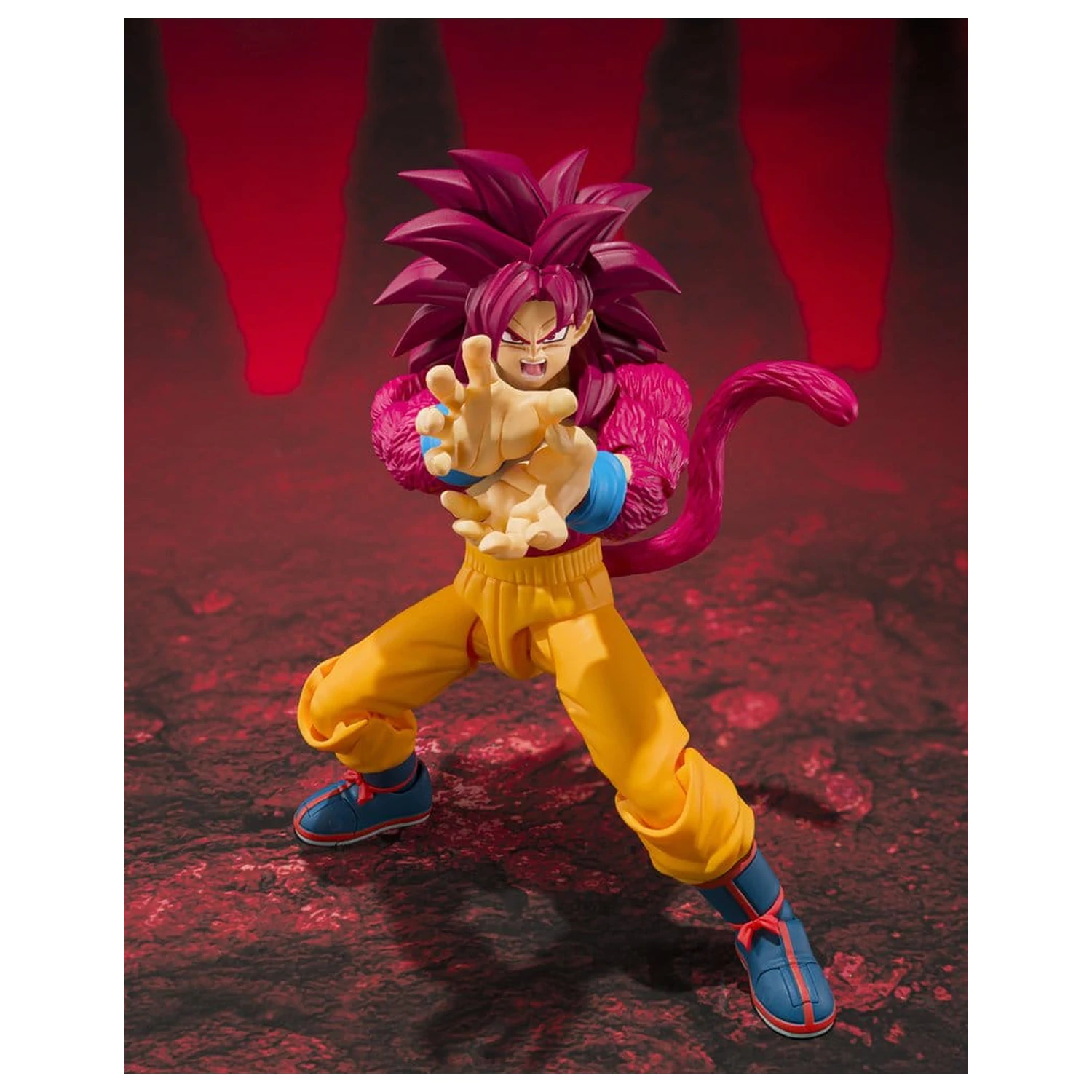 Dragon Ball S.H. Figuarts akciófigura Super Saiyan 4 Son Goku -Daima- 15 cm termékfotó