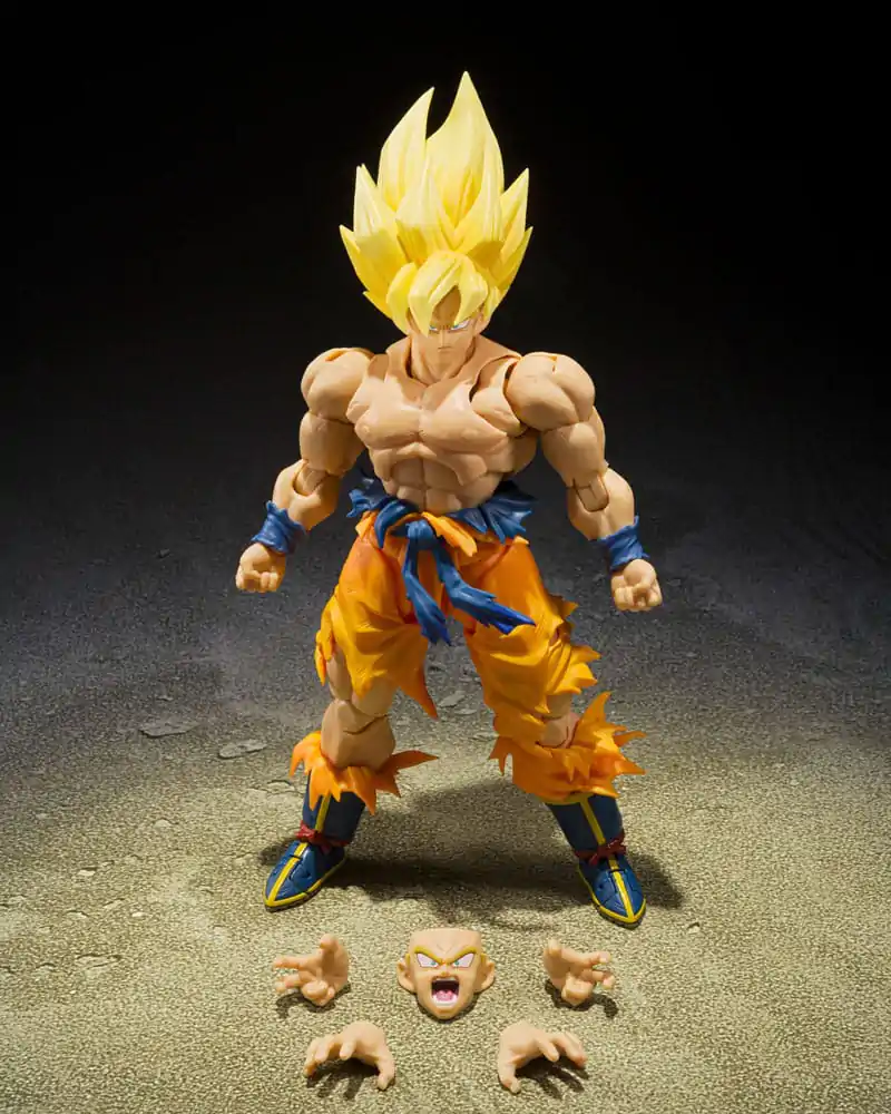 Dragon Ball S.H. Figuarts akciófigura Super Saiyan Son Goku Legendary Super Saiyan (Best Selection) 15 cm termékfotó