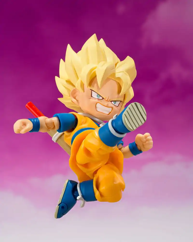 Dragon Ball S.H.Figuarts akciófigura Super Saiyan Son Goku (mini) Daima 8 cm termékfotó