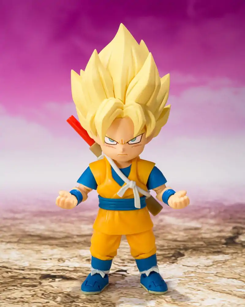 Dragon Ball S.H.Figuarts akciófigura Super Saiyan Son Goku (mini) Daima 8 cm termékfotó