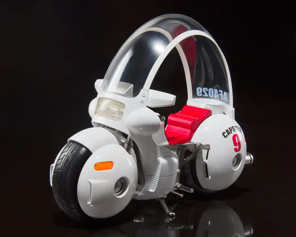 Dragon Ball S.H. Figuarts Bulma's Motorcycle Hoipoi Capsule No. 9 jármű és figura csomag 17 cm termékfotó