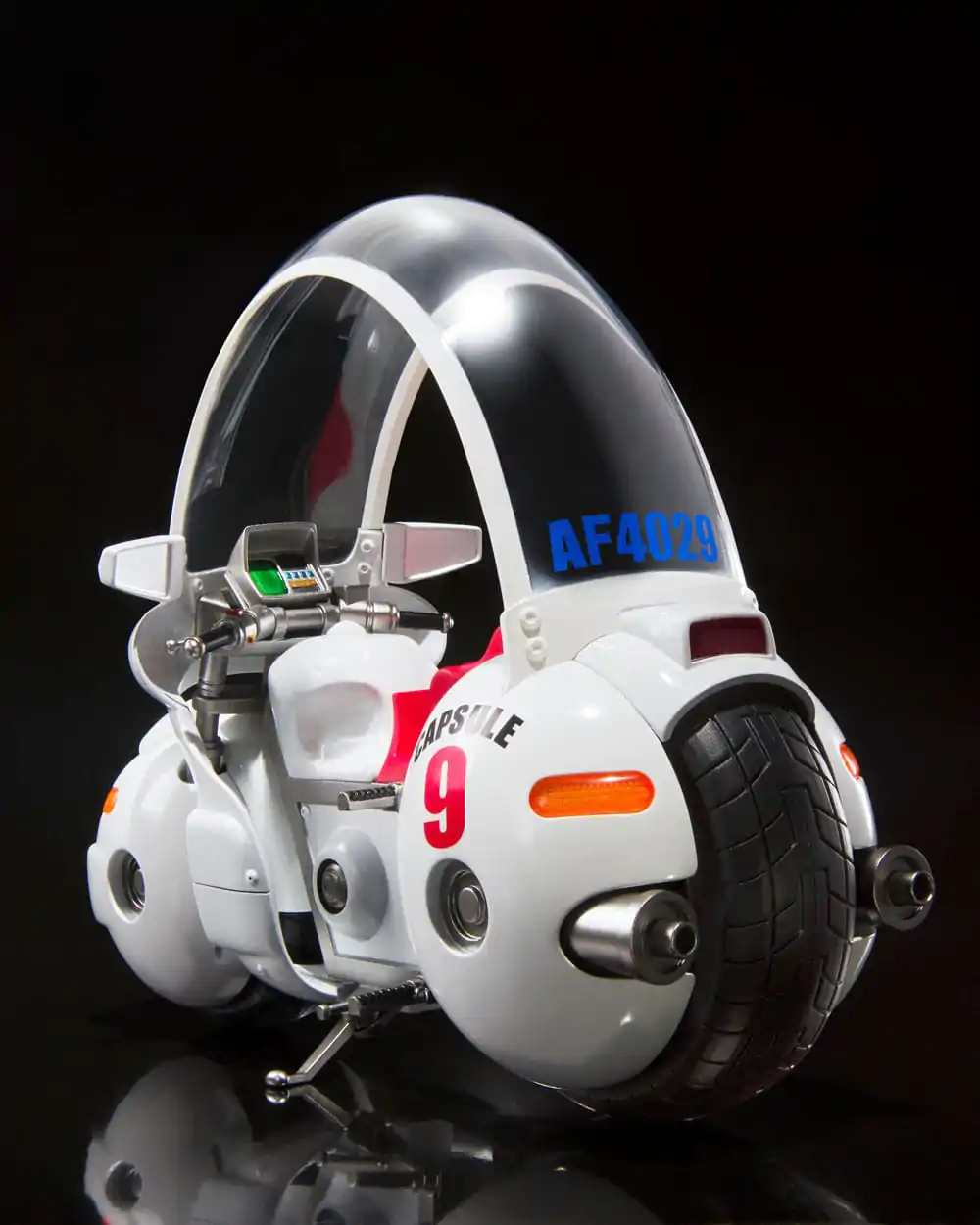 Dragon Ball S.H. Figuarts Bulma's Motorcycle Hoipoi Capsule No. 9 jármű és figura csomag 17 cm termékfotó