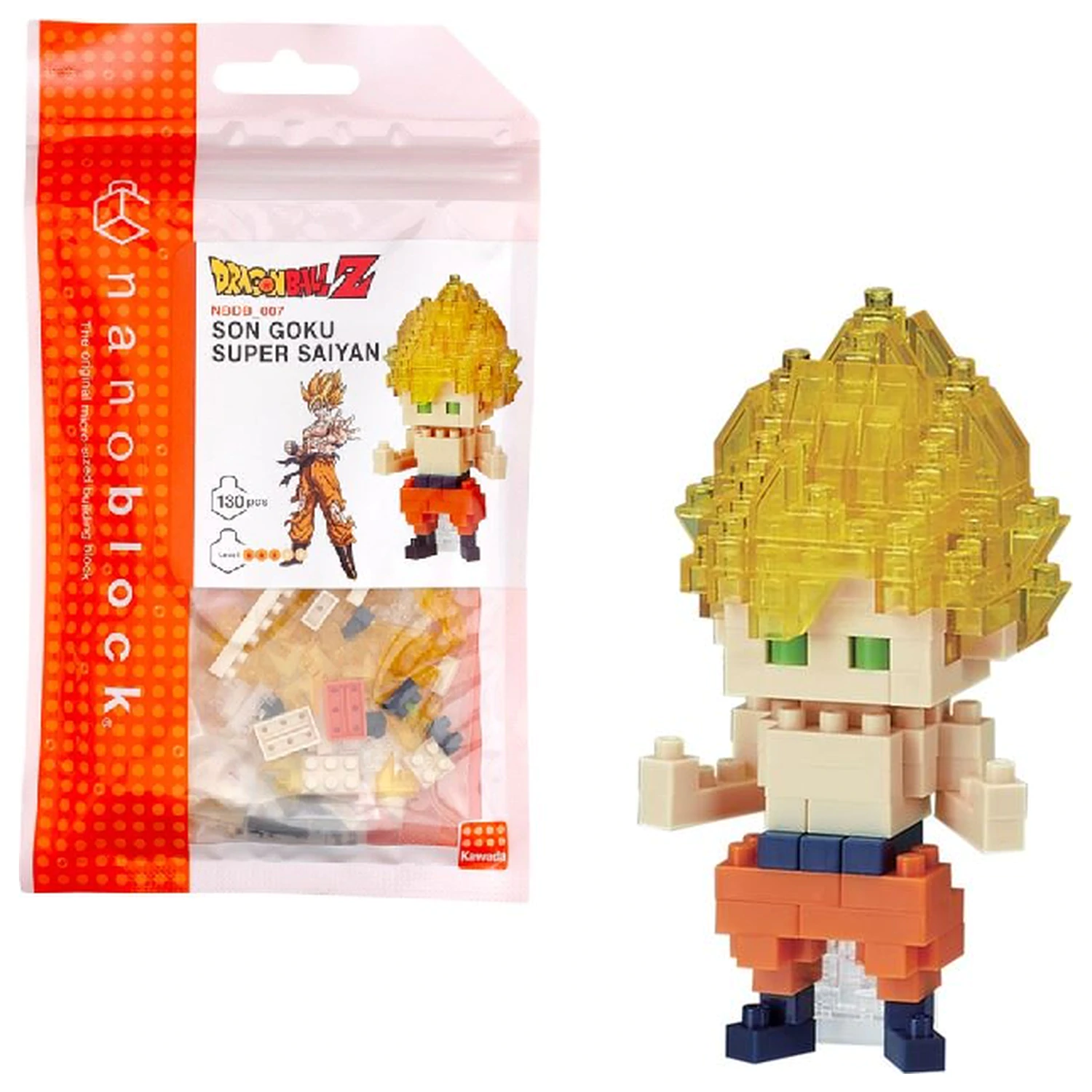 Dragon Ball Son Goku Szuper Csillagharcos figura Nanoblock 10cm termékfotó