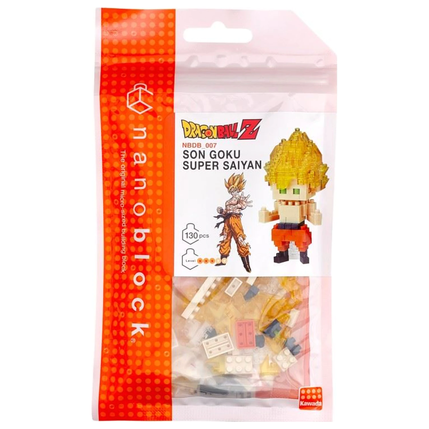 Dragon Ball Son Goku Szuper Csillagharcos figura Nanoblock 10cm termékfotó