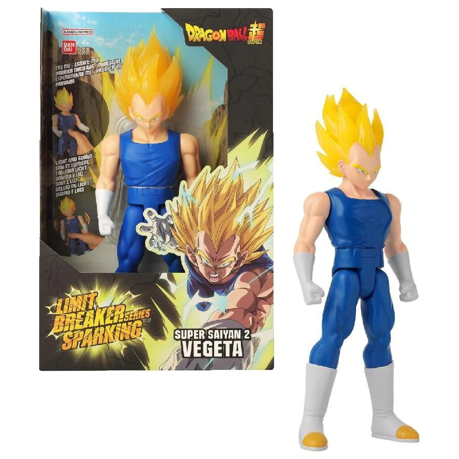 Dragon Ball SS2 Vegeta Limit Breaker Sparking figura 30 cm termékfotó