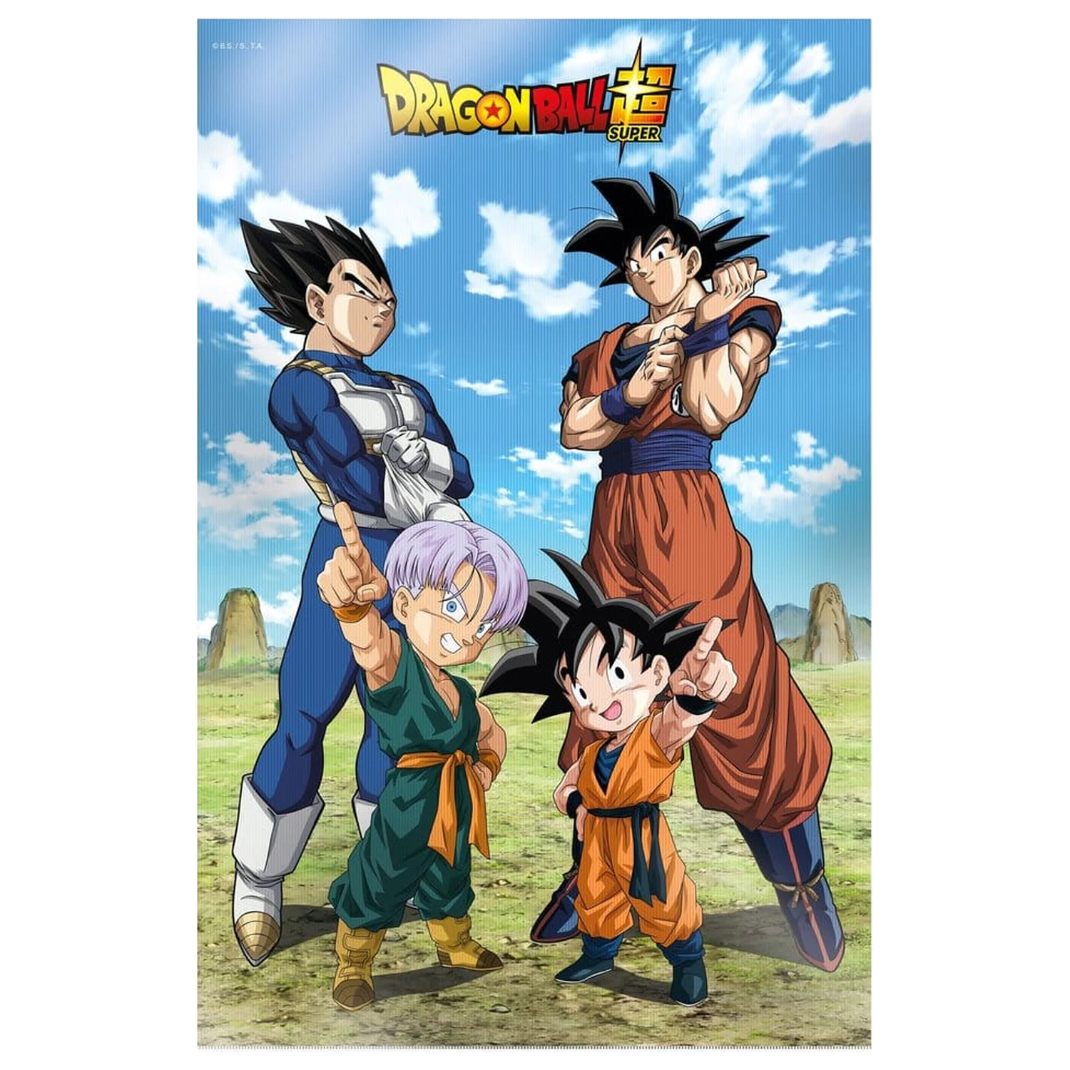 Dragon Ball Super 3D Poszter Battle of Gods Goku Vegeta Family 38 x 58 cm  termékfotó