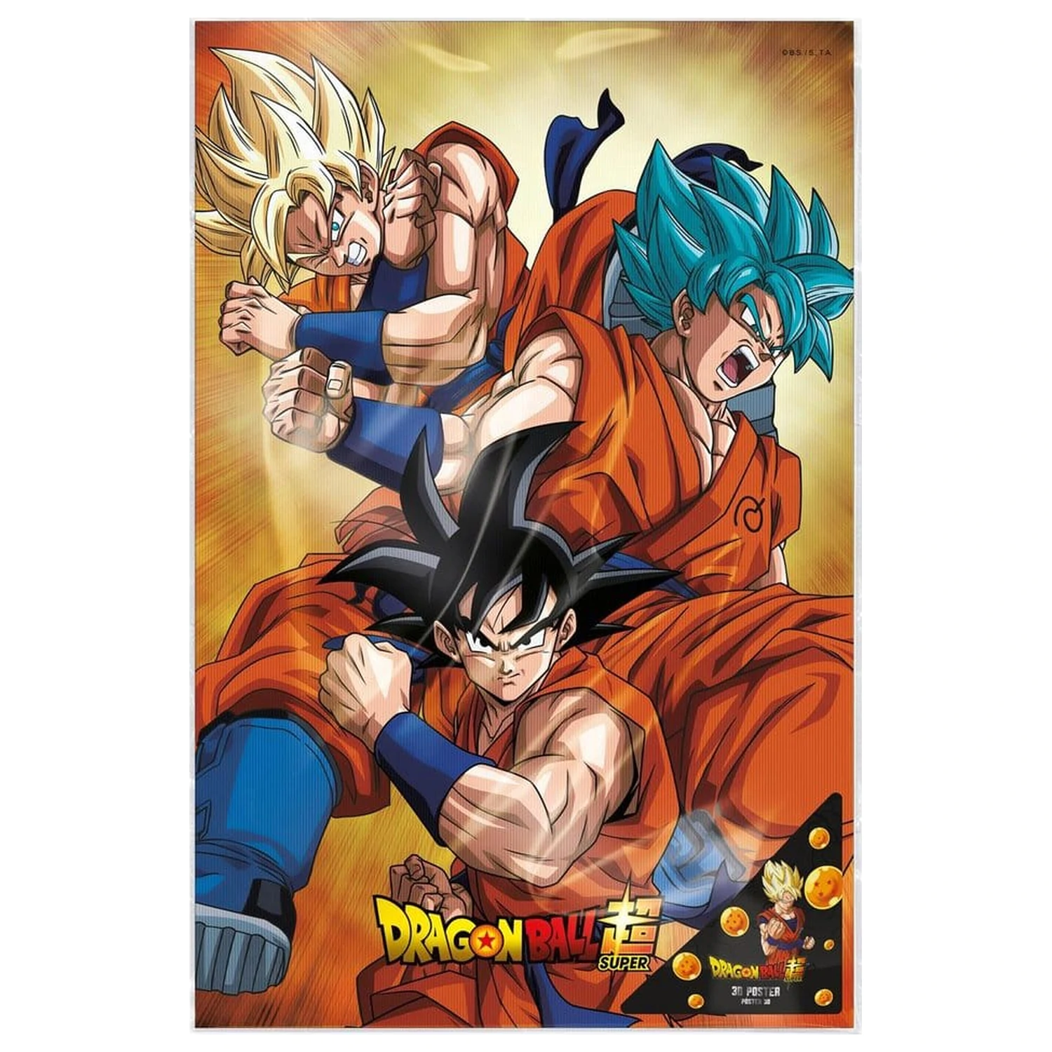 Dragon Ball Super 3D poszter Champa Goku 38 x 58 cm termékfotó
