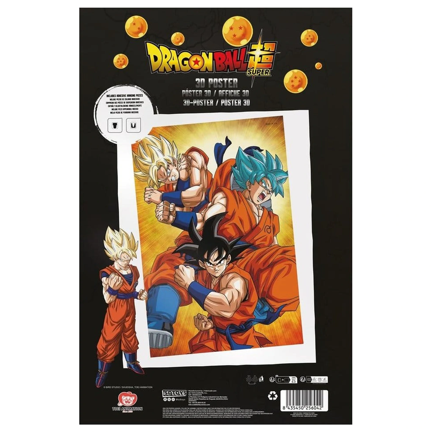 Dragon Ball Super 3D poszter Champa Goku 38 x 58 cm termékfotó