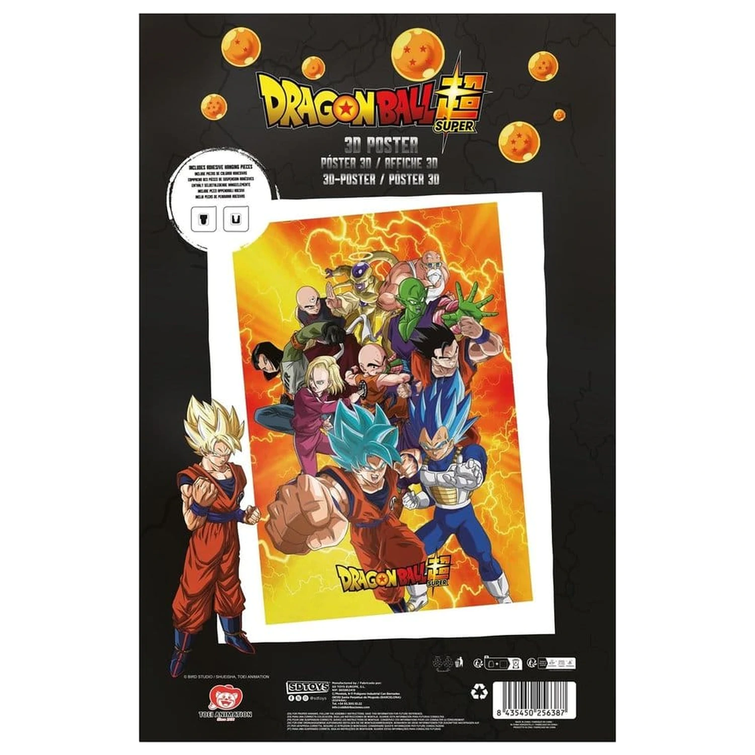 Dragon Ball Super 3D Poszter Survival Heroes 38 x 58 cm  termékfotó