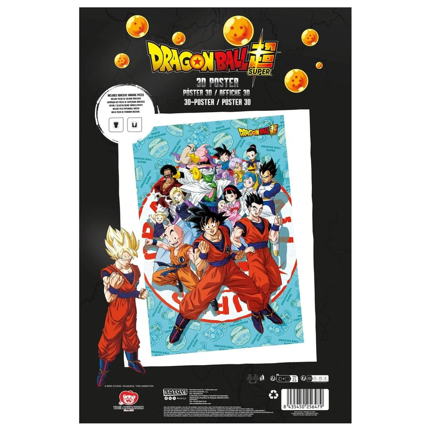 Dragon Ball Super 3D Poszter Universe Survival 38 x 58 cm  termékfotó