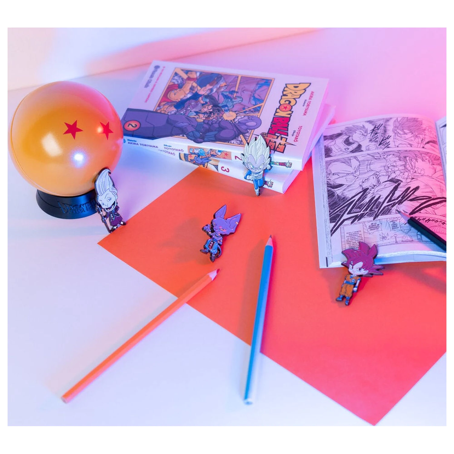 Dragon Ball Super 4 db-os kitűző csomag termékfotó