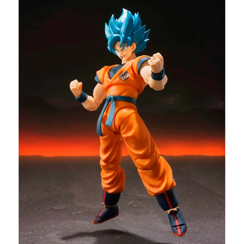 Dragon Ball Super Broly S.H. Figuarts Action Figure Super Saiyan God Super Saiyan Goku Super 14 cm termékfotó