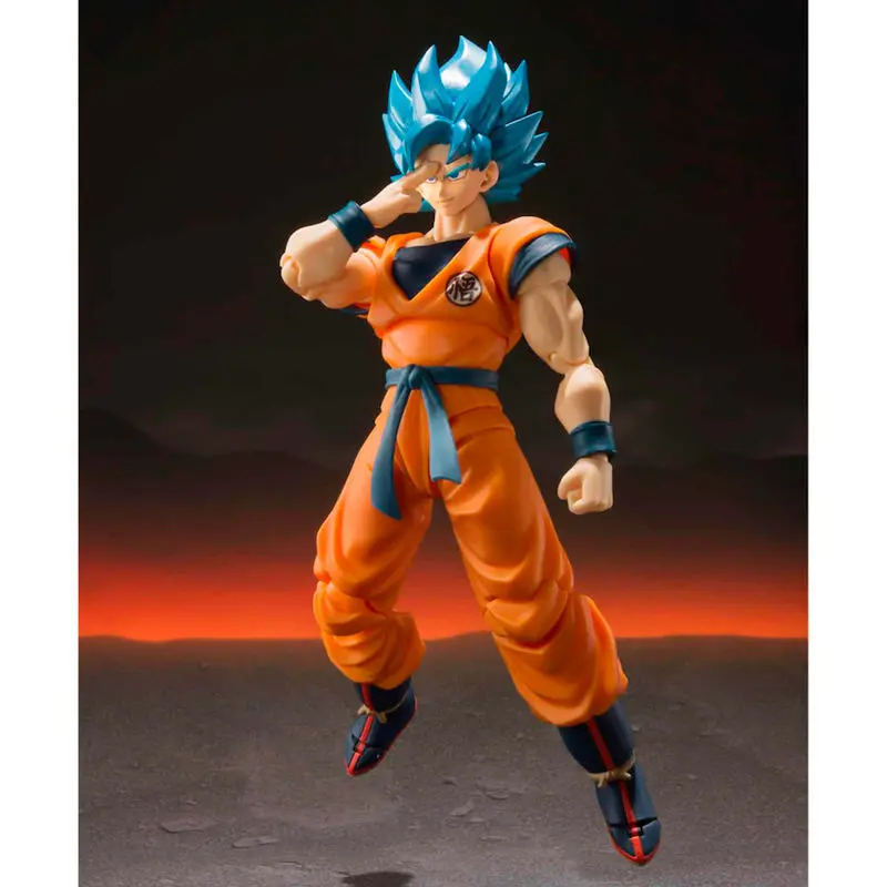 Dragon Ball Super Broly S.H. Figuarts Action Figure Super Saiyan God Super Saiyan Goku Super 14 cm termékfotó