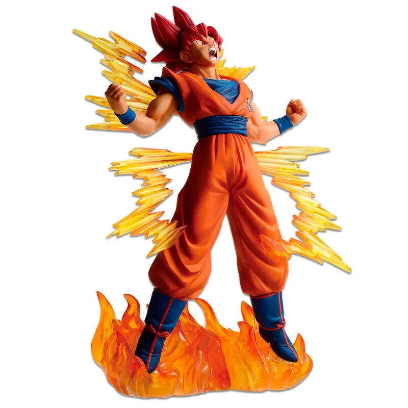 Dragon Ball Super Dokkan Battle 6th Anniversary SS God Goku Ichibansho figura 20cm termékfotó
