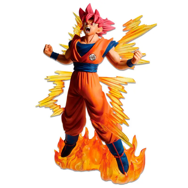 Dragon Ball Super Dokkan Battle 6th Anniversary SS God Goku Ichibansho figura 20cm termékfotó