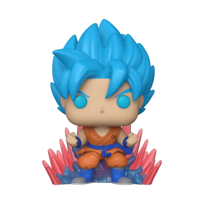 Dragon Ball Super Funko POP! Animation Vinyl figura SSGSS Goku (Kaio-Ken Times Twenty)(GW) 9 cm termékfotó