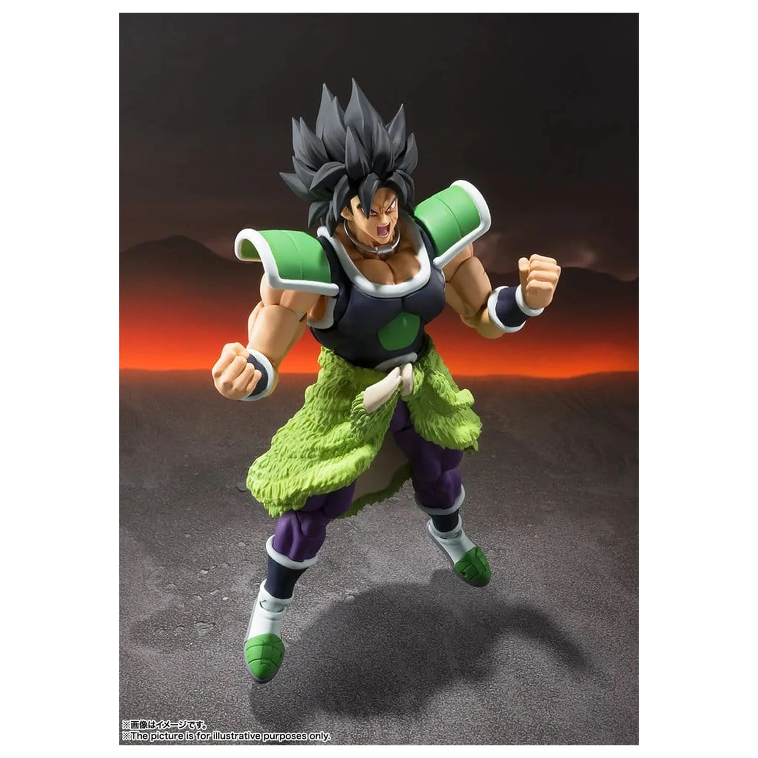Dragon Ball Super S.H.Figuarts akciófigura Broly -Super- 19 cm termékfotó