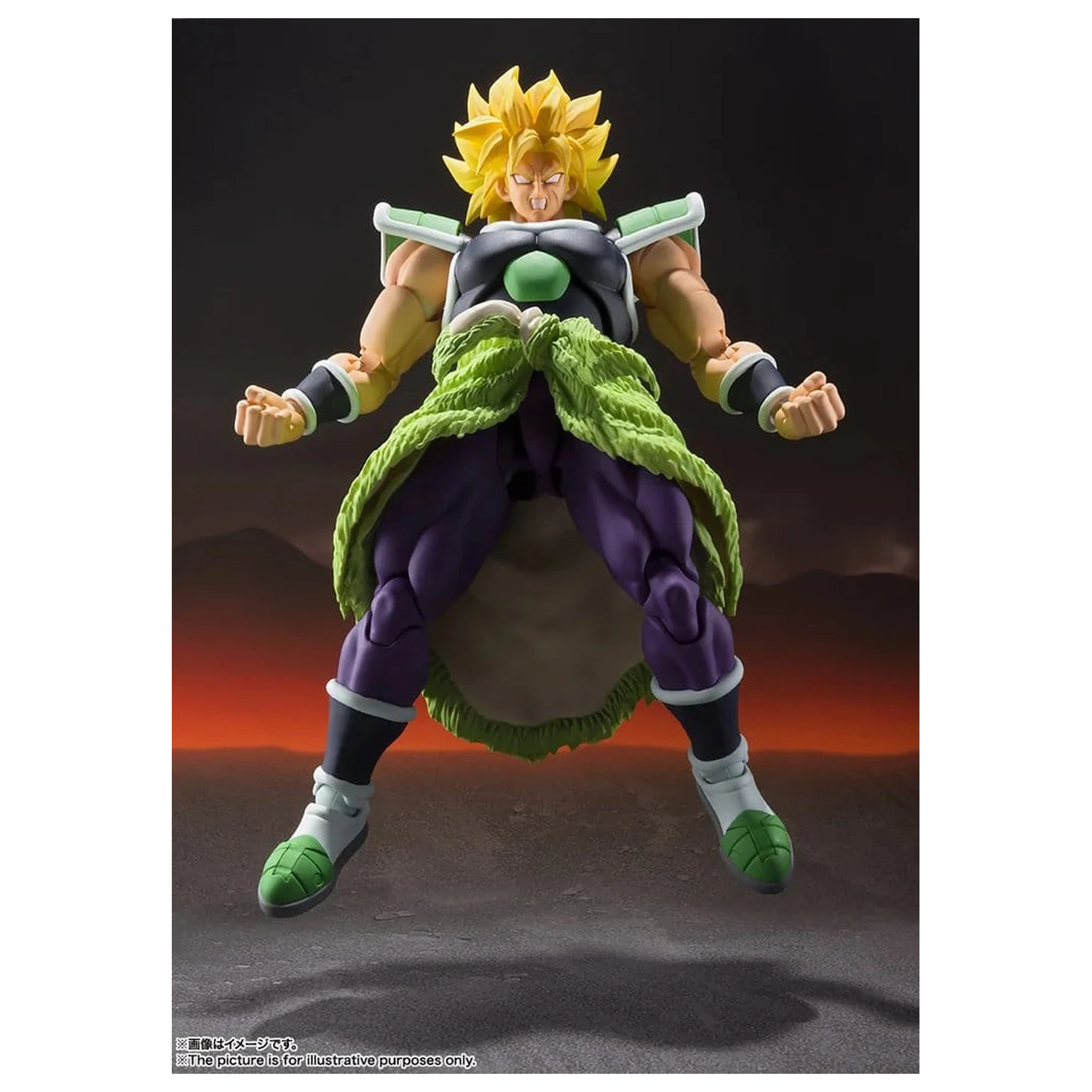 Dragon Ball Super S.H.Figuarts akciófigura Broly -Super- 19 cm termékfotó