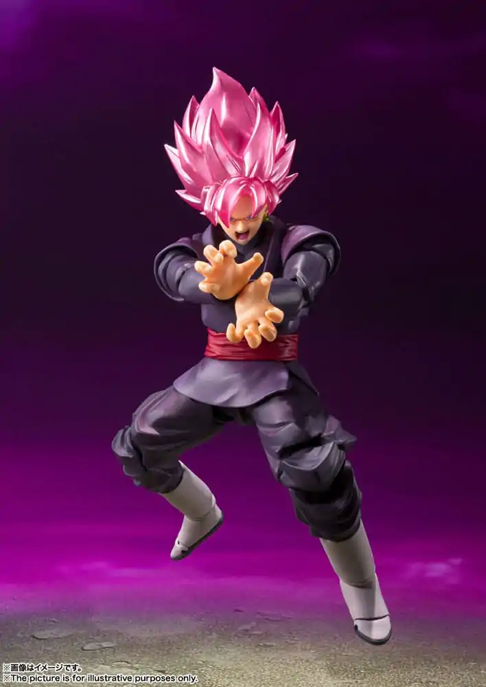 Dragon Ball Super S.H. Figuarts akciófigura Goku Black - Super Saiyan Rose Reissue 14 cm termékfotó