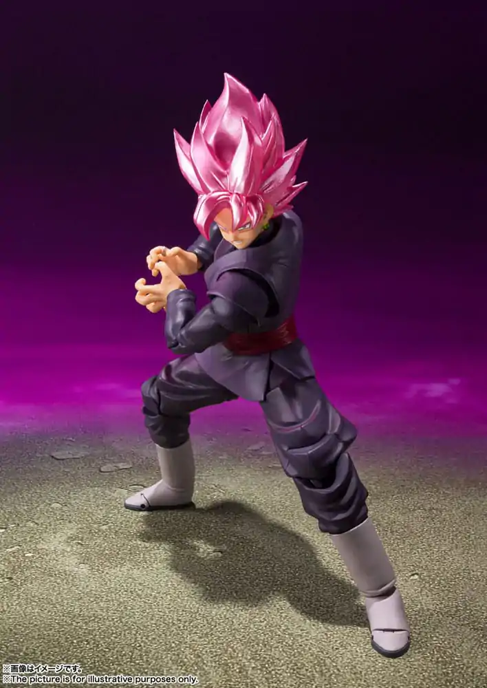 Dragon Ball Super S.H. Figuarts akciófigura Goku Black - Super Saiyan Rose Reissue 14 cm termékfotó
