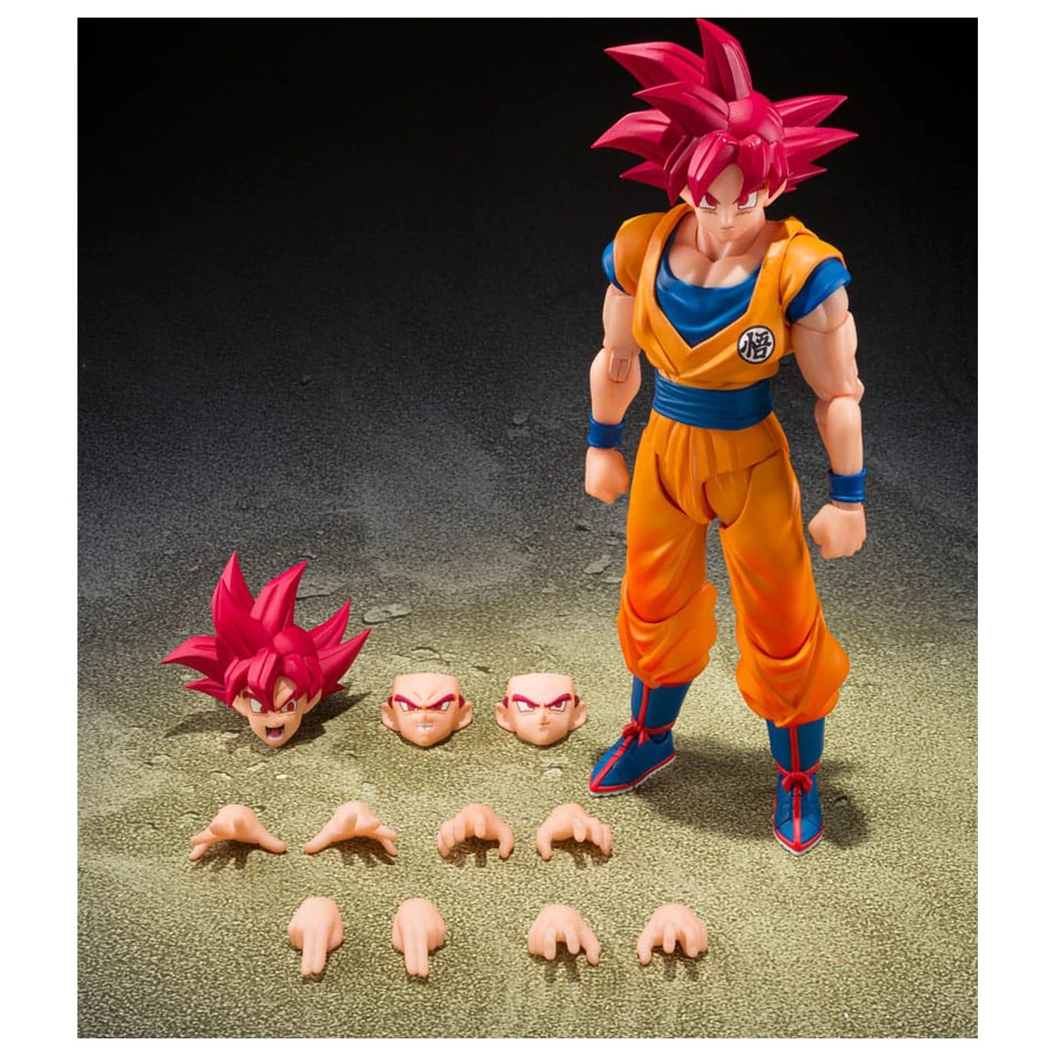 Dragon Ball Super S.H.Figuarts akciófigura Super Saiyan God Son Guko (God Aura) 15 cm     termékfotó