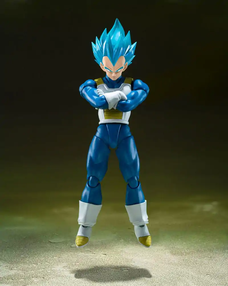 Dragon Ball Super S.H. Figuarts akciófigura Super Saiyan God Super Saiyan Vegeta -Unwavering Saiyan Pride- 14 cm termékfotó