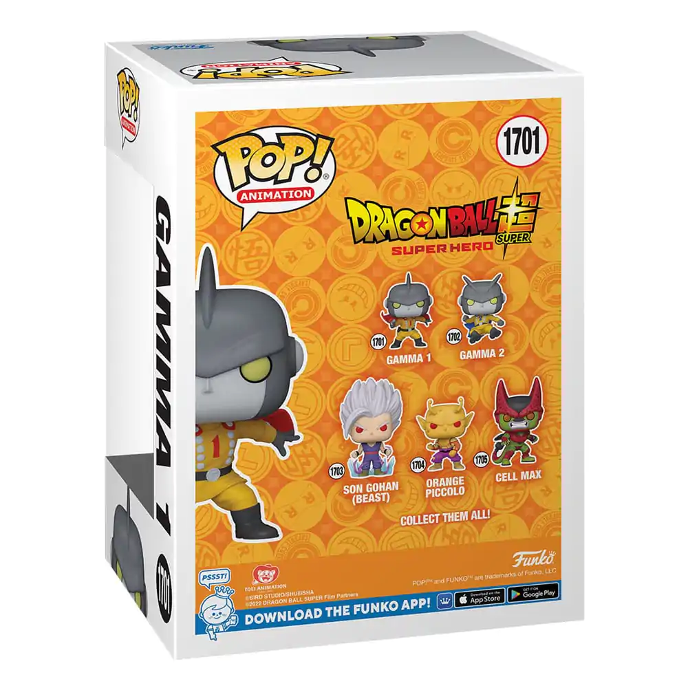 Dragon Ball Super: Super Hero Funko POP! Animation Vinyl figura Gamma 1 9 cm termékfotó