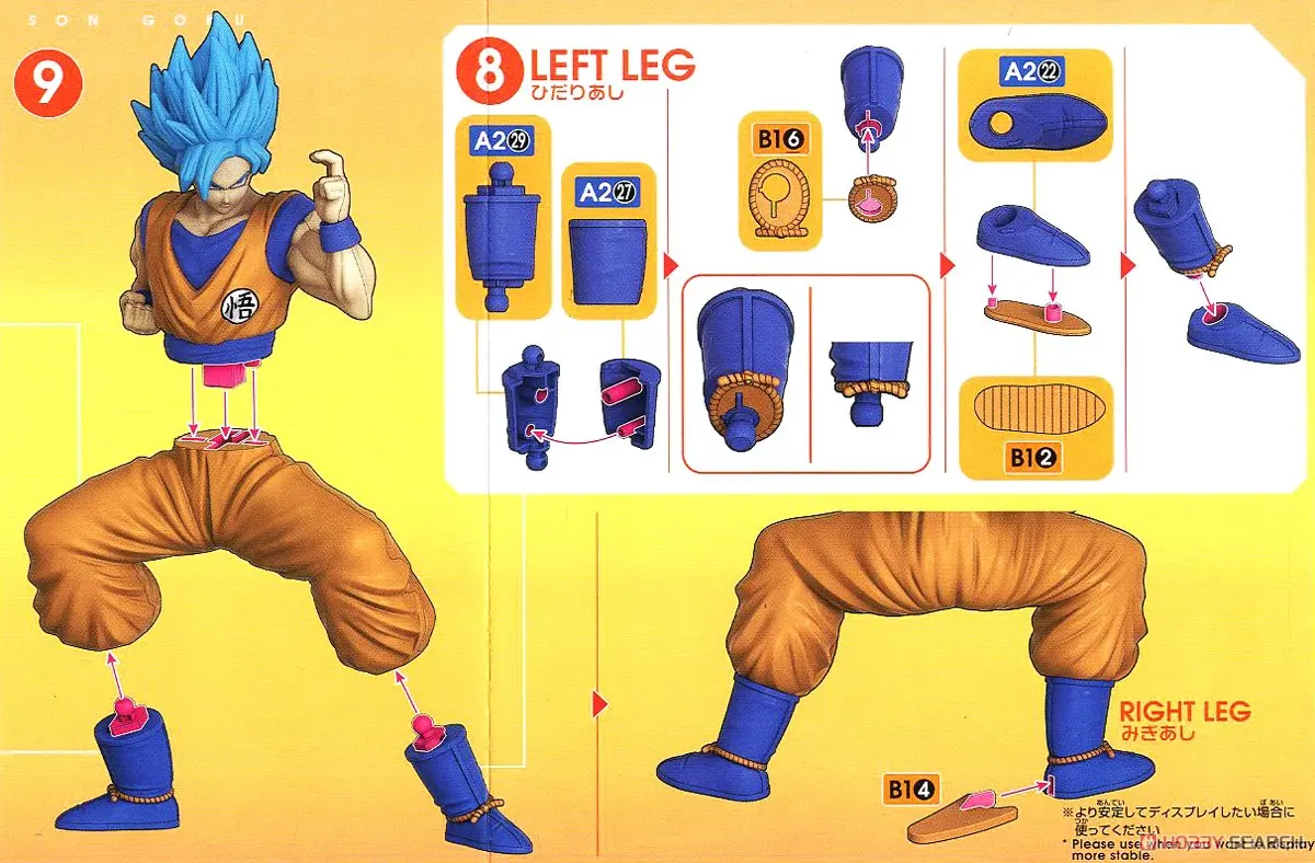 Dragon Ball Szuper Csillagharcos Son Goku modell készlet figura 15cm termékfotó