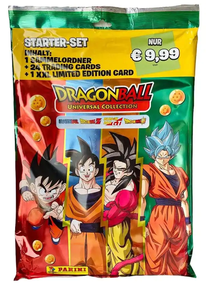 Dragon Ball Universal Collection Trading Cards Starter-Set német nyelvű termékfotó