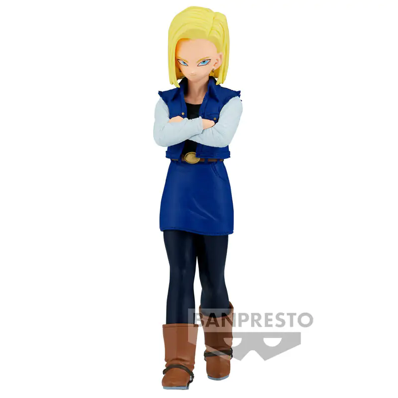 Dragon Ball Z Android 18 Solid Edge Work figura 17cm termékfotó