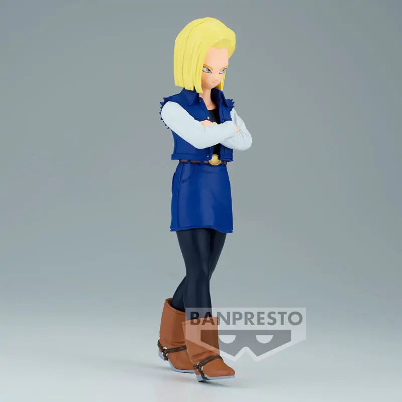 Dragon Ball Z Android 18 Solid Edge Work figura 17cm termékfotó