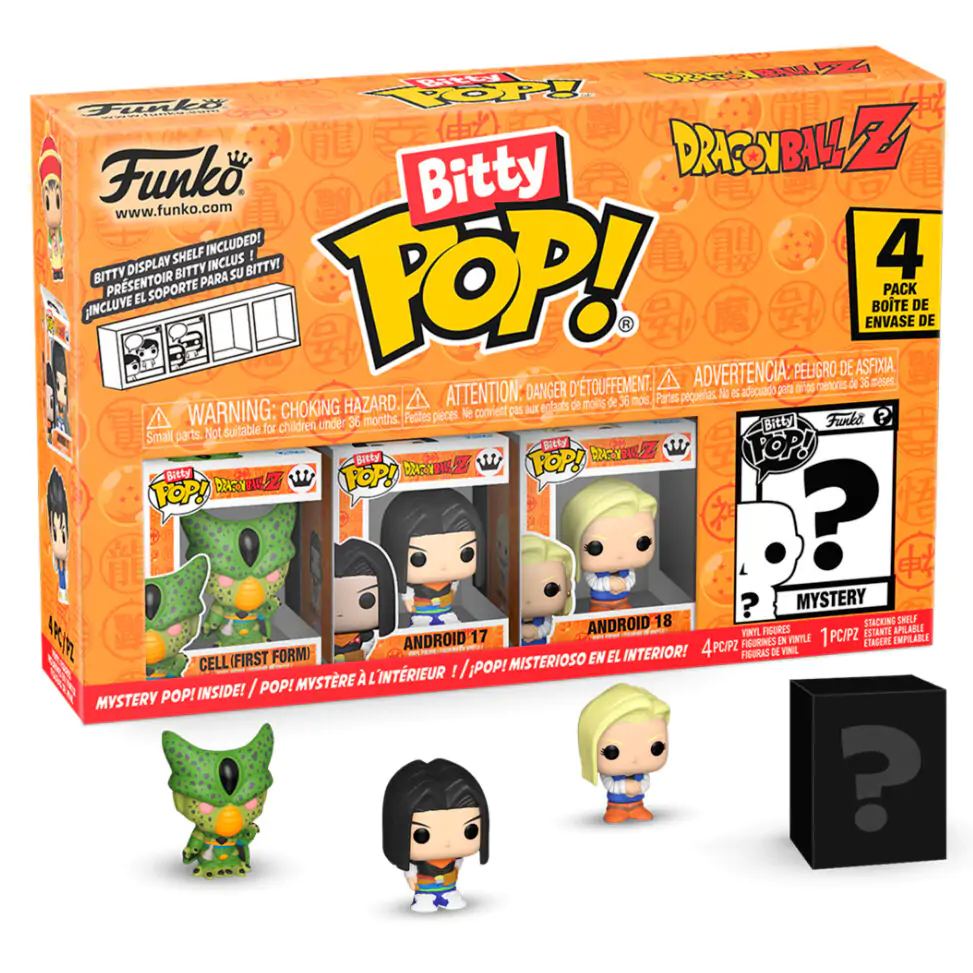 Dragon Ball Z Bitty Funko POP! Vinyl figura 4 db-os csomag Frieza 2,5 cm termékfotó