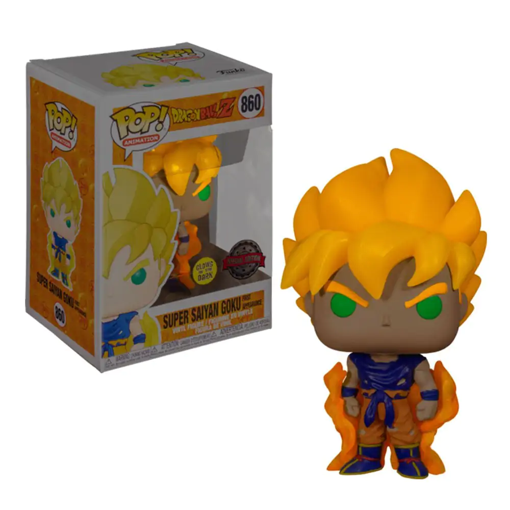 Dragon Ball Z Funko POP! Animation Vinyl figura SS Goku(GW) 9 cm termékfotó