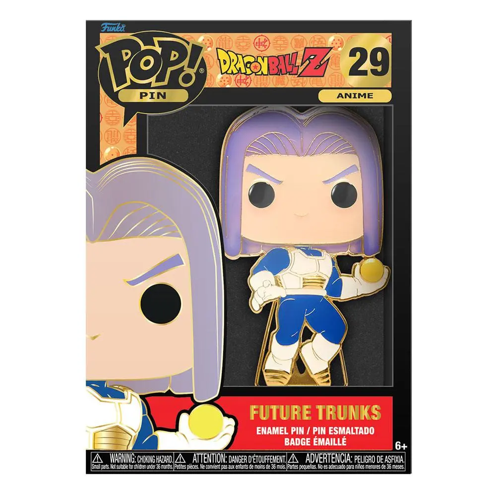 Dragon Ball Z Funko POP! Enamel Pin Future Trunks kitűző 10 cm termékfotó