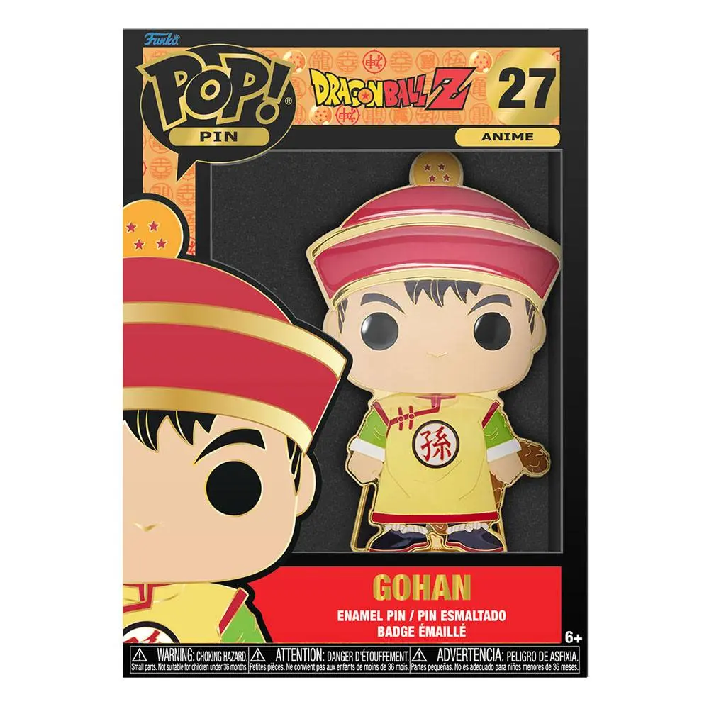 Dragon Ball Z Funko POP! Enamel Pin Gohan kitűző 10 cm termékfotó