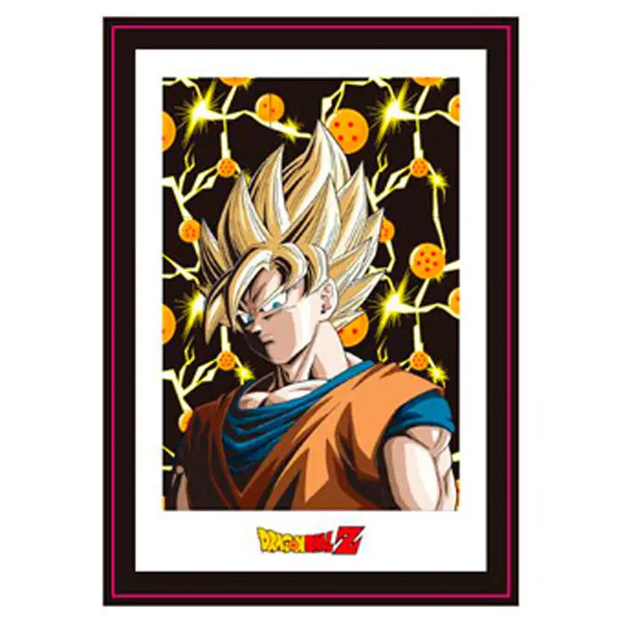 Dragon Ball Z Goku Super Saiyan Boo keretezett üvegezett poszter termékfotó