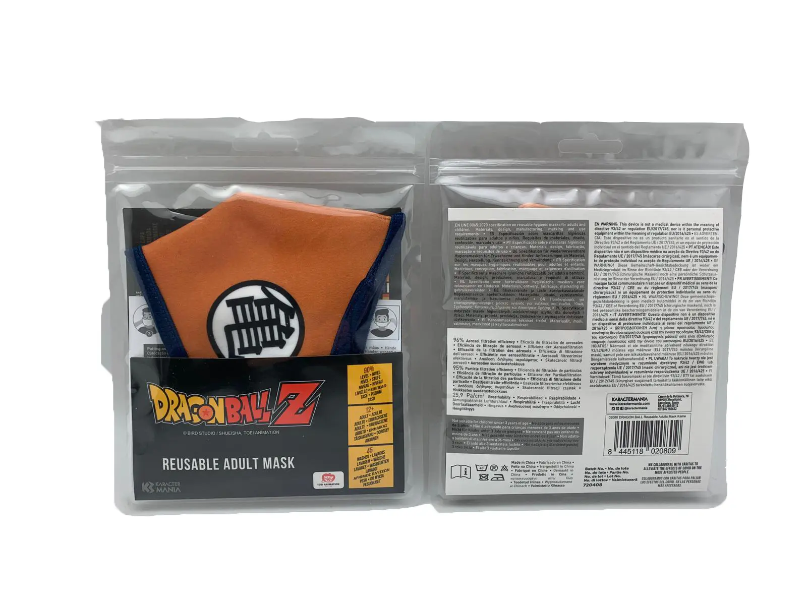 Dragon Ball Z Kame többször használható felnőtt maszk termékfotó