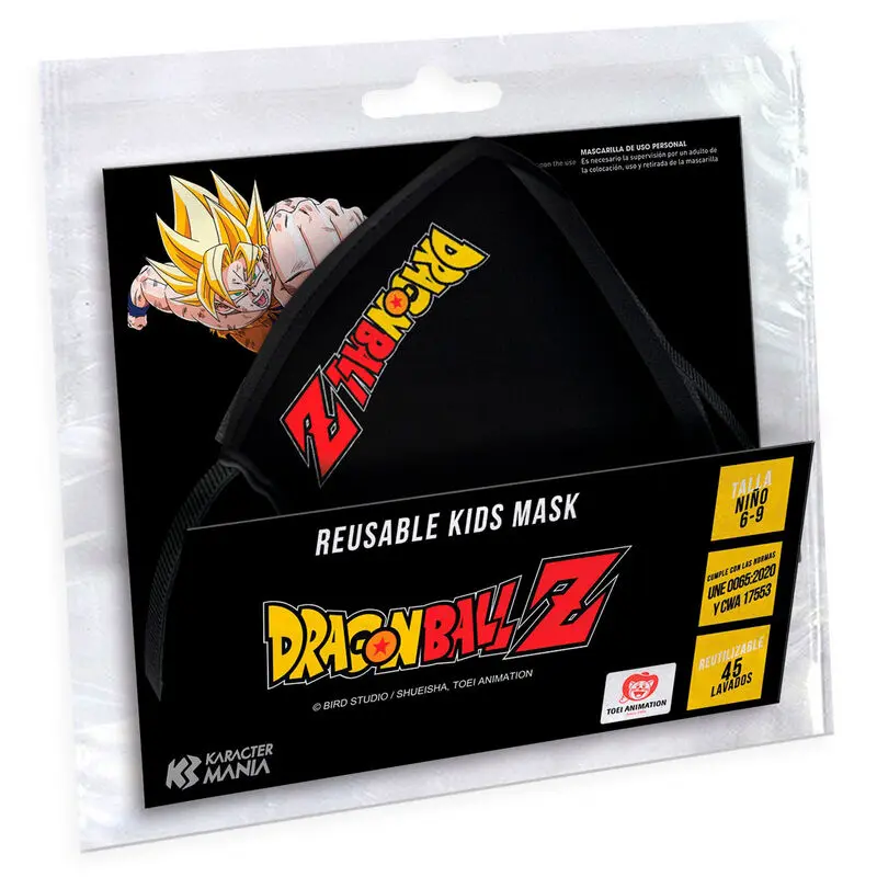 Dragon Ball Z Logós többször használható gyerek maszk termékfotó