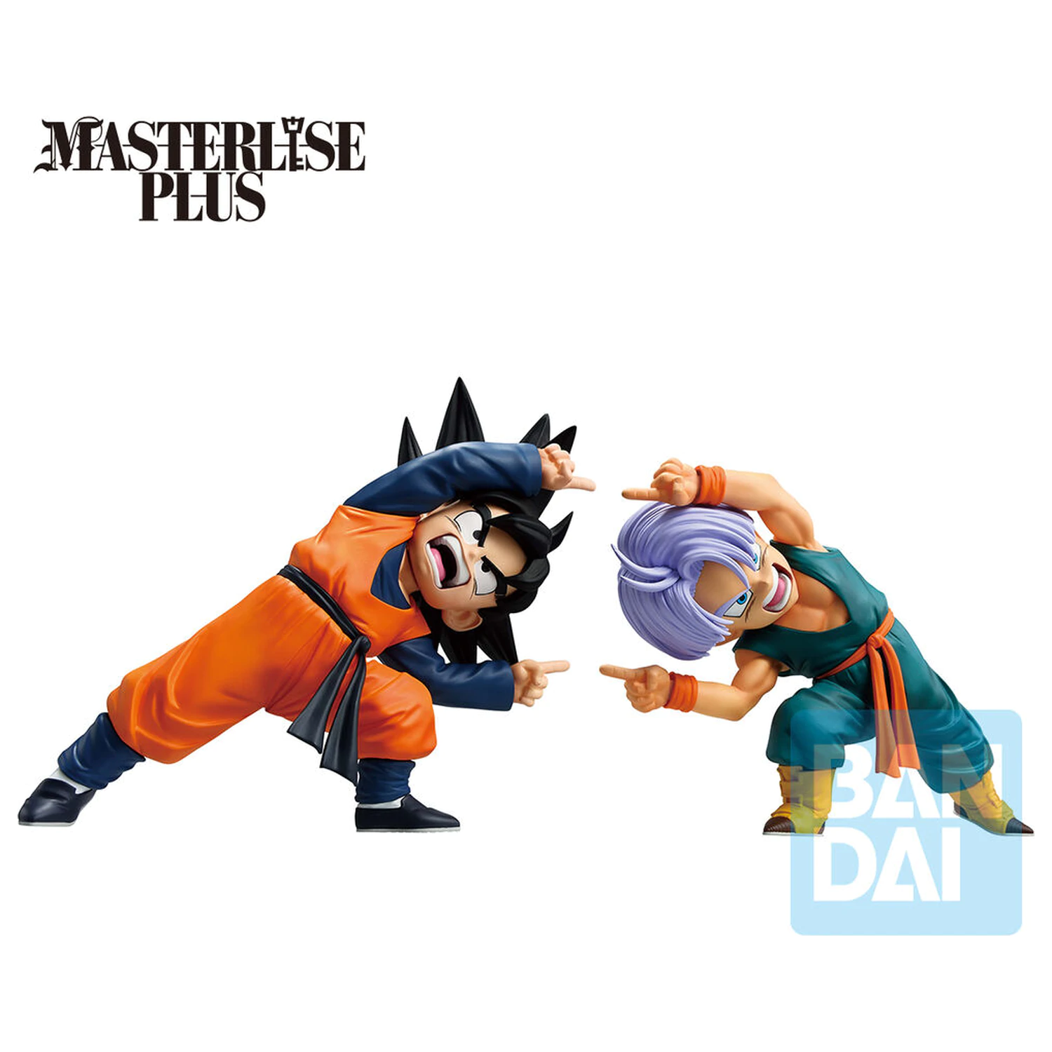 Dragon Ball Z Masterlise Battle of the Super Saiyan Son Goten & Trunks Ichibansho figura csomag 9cm termékfotó