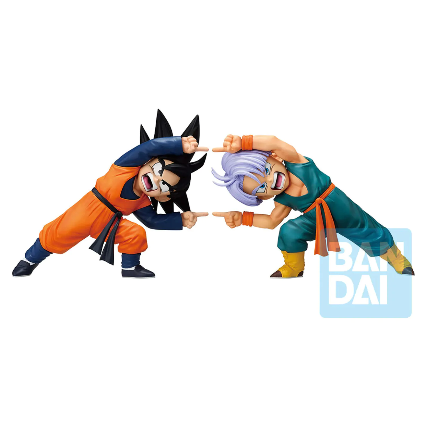 Dragon Ball Z Masterlise Battle of the Super Saiyan Son Goten & Trunks Ichibansho figura csomag 9cm termékfotó