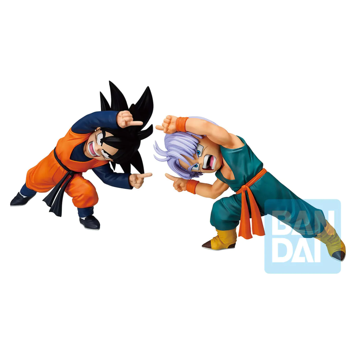 Dragon Ball Z Masterlise Battle of the Super Saiyan Son Goten & Trunks Ichibansho figura csomag 9cm termékfotó