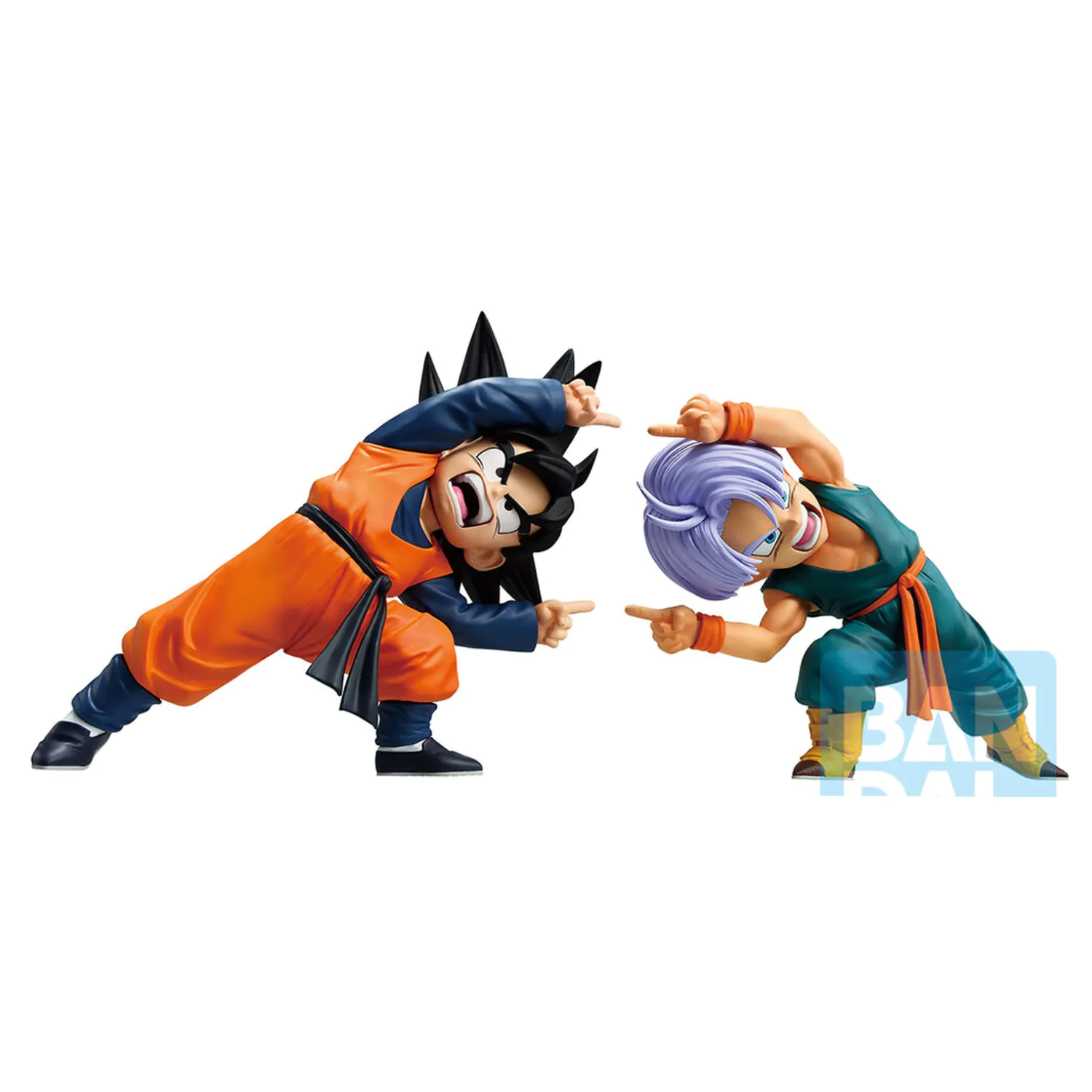 Dragon Ball Z Masterlise Battle of the Super Saiyan Son Goten & Trunks Ichibansho figura csomag 9cm termékfotó