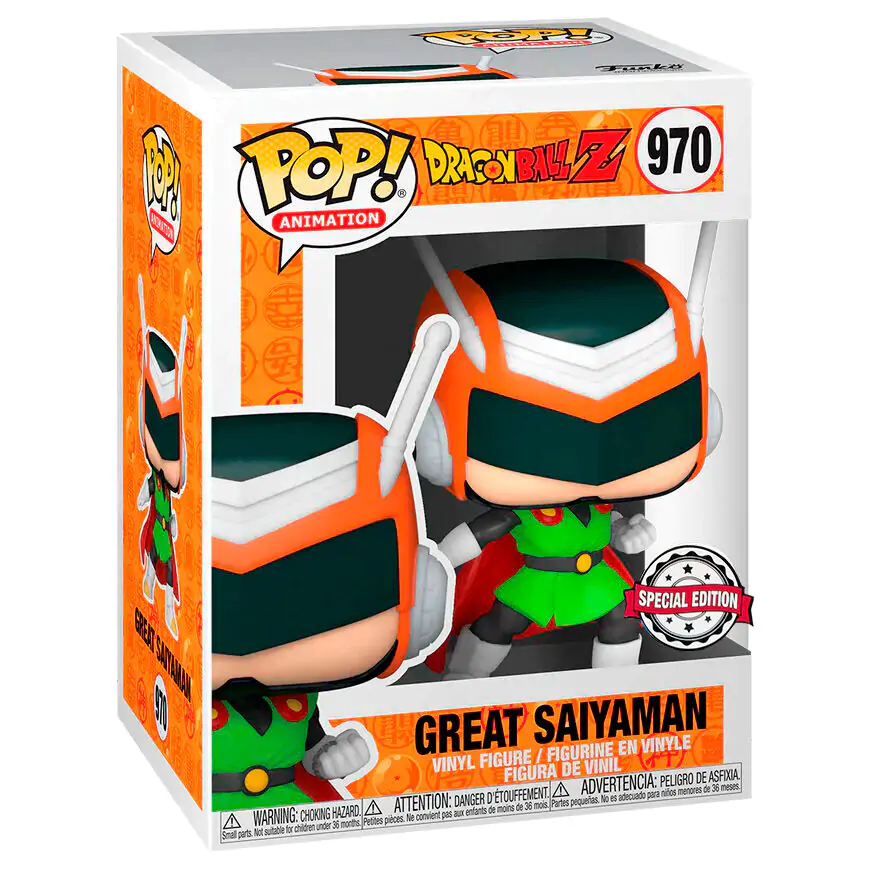Dragon Ball Z POP! Animation Vinyl figura Great Saiyaman Exkluzív 9 cm termékfotó