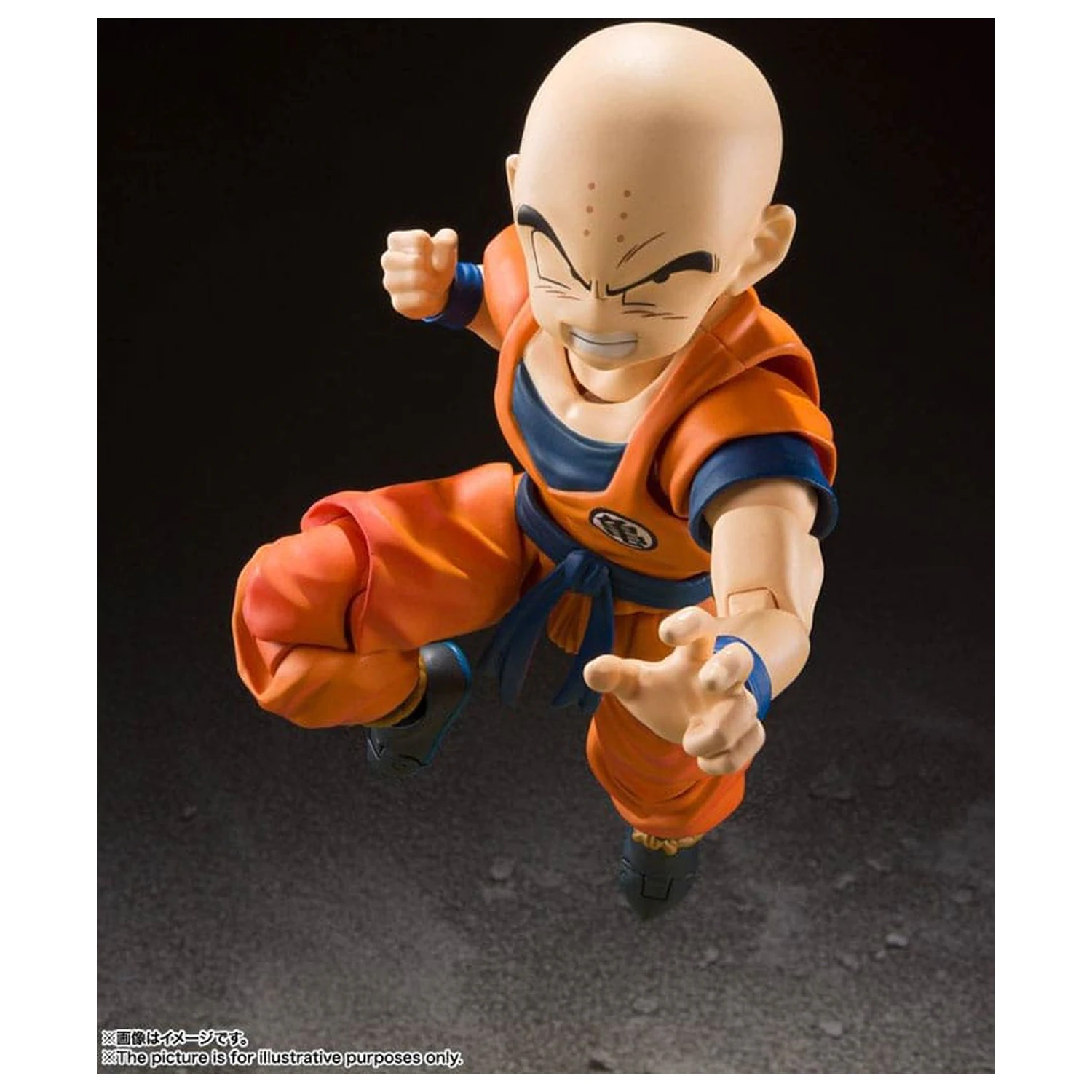 Dragon Ball Z S.H. Figuarts akciófigura Krillin-Earth's Strongest Man 12 cm termékfotó