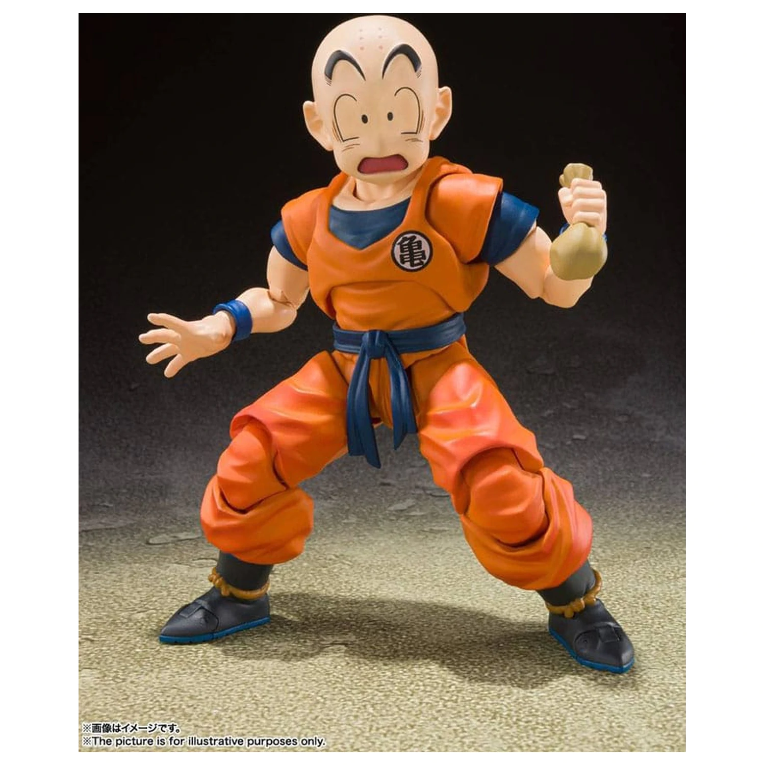 Dragon Ball Z S.H. Figuarts akciófigura Krillin-Earth's Strongest Man 12 cm termékfotó