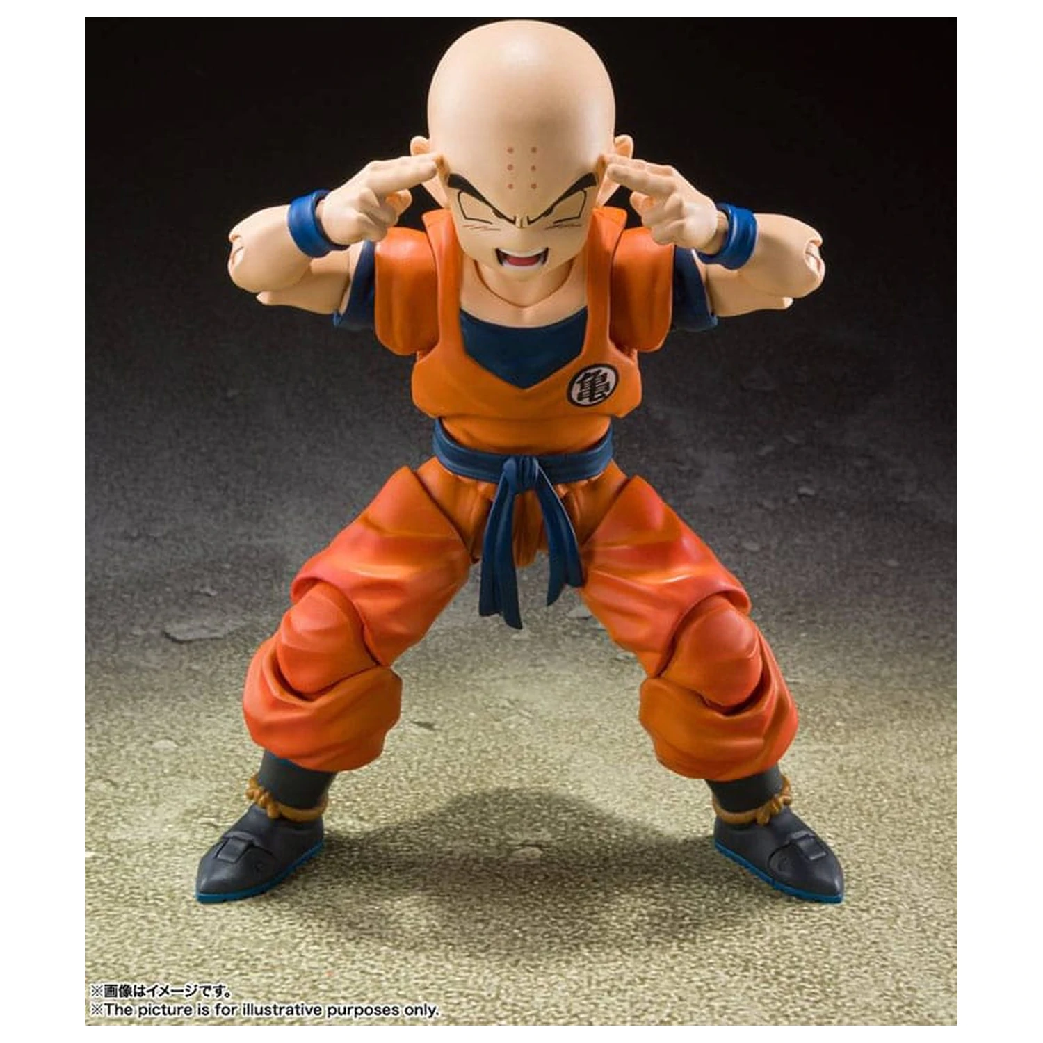 Dragon Ball Z S.H. Figuarts akciófigura Krillin-Earth's Strongest Man 12 cm termékfotó