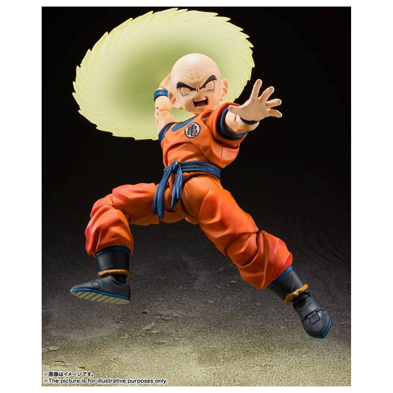 Dragon Ball Z S.H. Figuarts akciófigura Krillin-Earth's Strongest Man 12 cm termékfotó